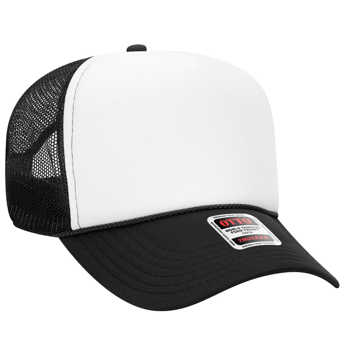 5 Panel Mid Profile Mesh Back Trucker Hat - Premium Trucker Cap from Otto Caps - Just $8! Shop now at Pat's Monograms