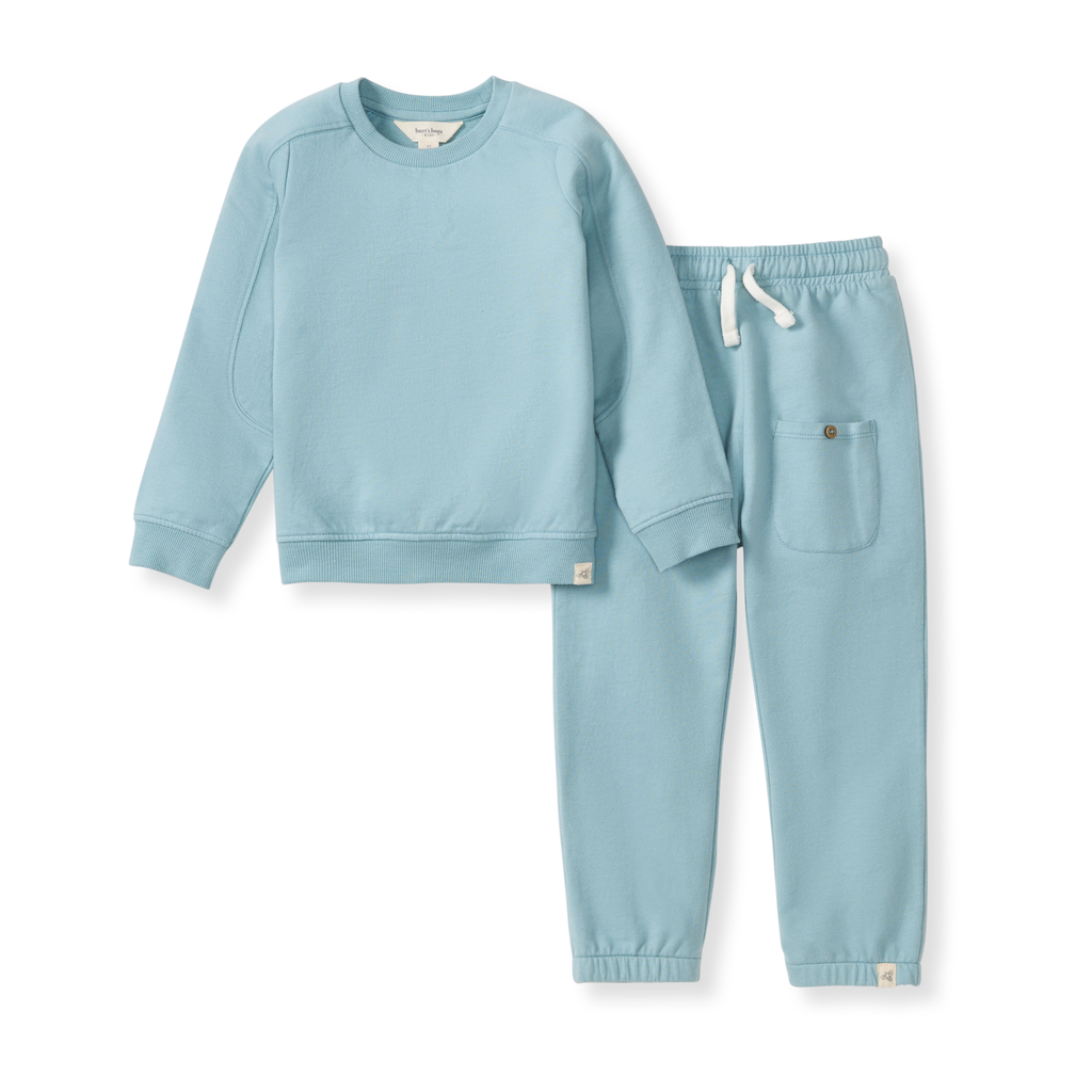 Seamed Toddler Sweatshirt Set - Premium Baby & Toddler Outfits from Burt's Bees Baby - Just $32.95! Shop now at Pat's Monograms