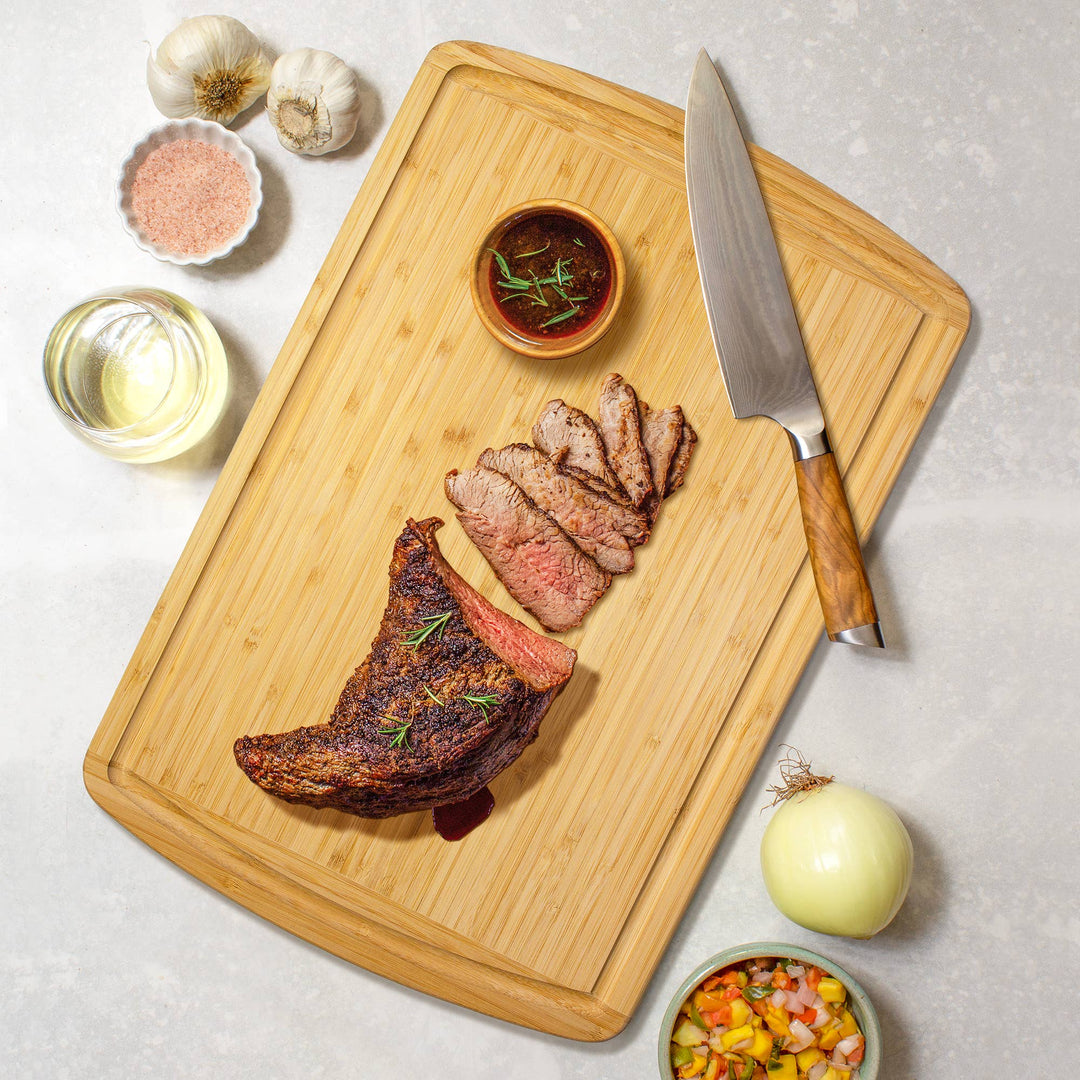 Malibu Groove Bamboo Cutting Board with Juice Groove - Premium Cutting Boards from Totally Bamboo - Just $34.95! Shop now at Pat's Monograms