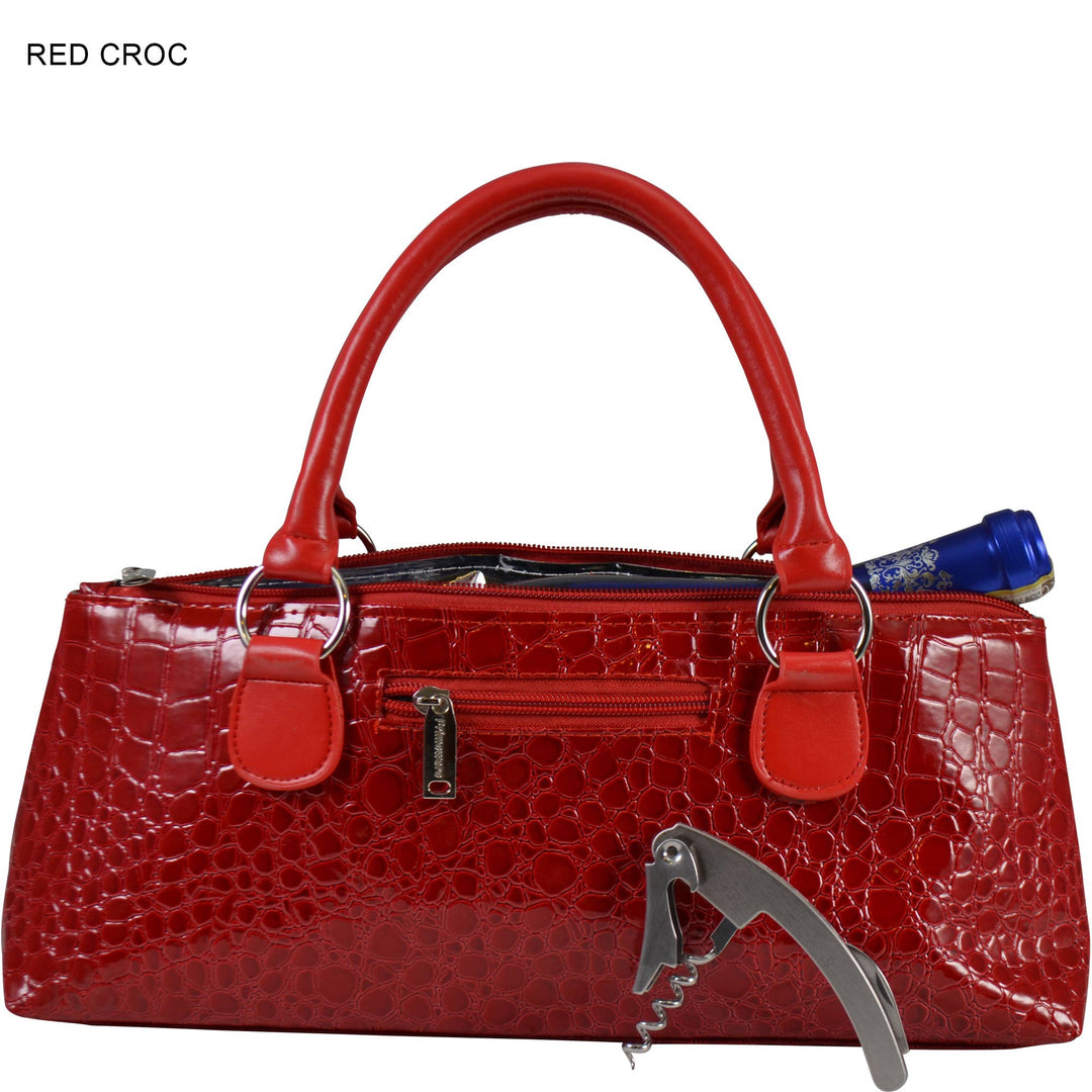 Wine Clutch | Wine Purse Croc Design - Premium Accessories from Primeware Inc. - Just $29.95! Shop now at Pat's Monograms