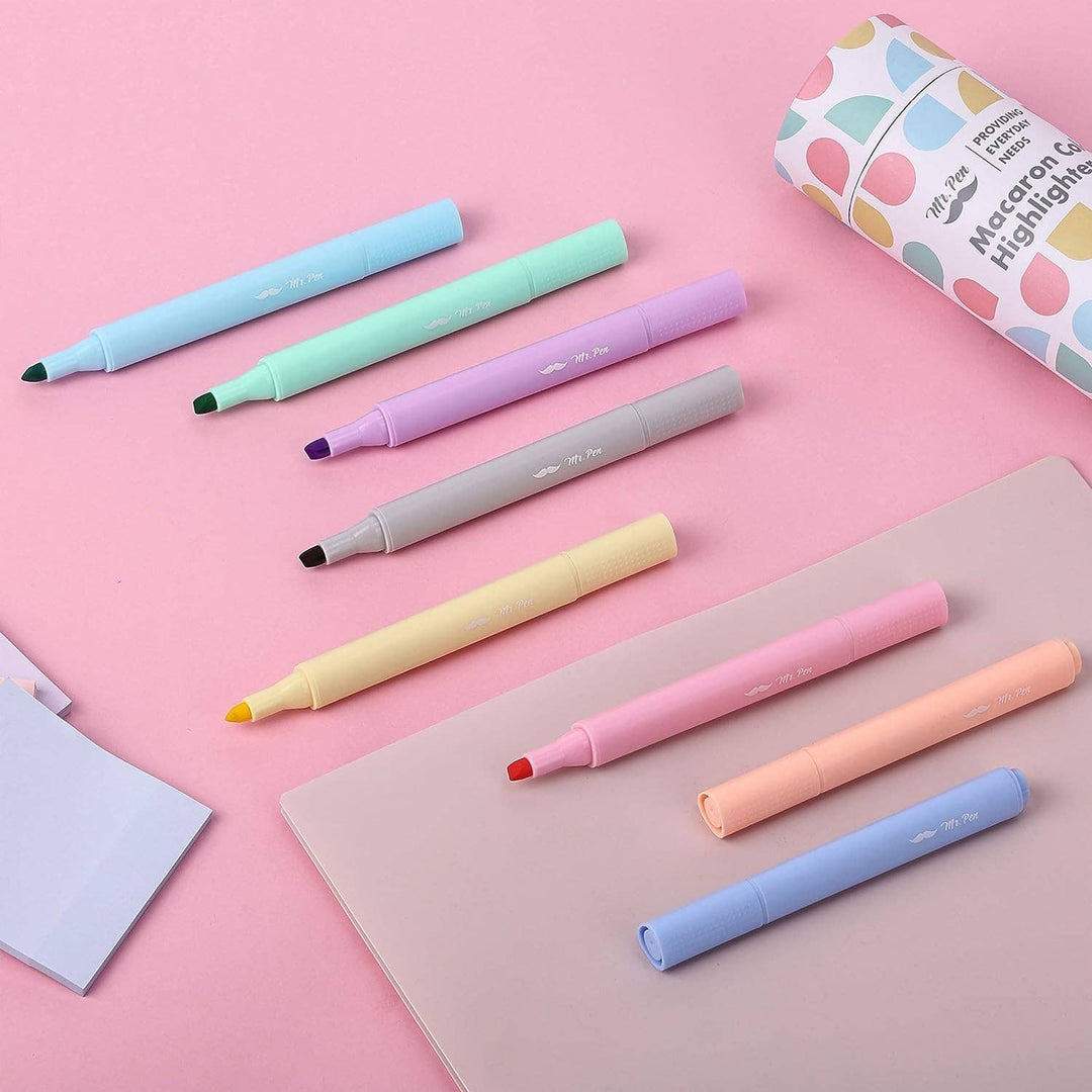 Macaron Color Highlighters - Premium Art supplies from Mr. Pen - Just $6.95! Shop now at Pat's Monograms