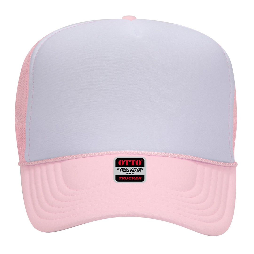 Embroidered Chain Stitch Trucker Hat - Premium Headwear from Pat's Monograms - Just $24.95! Shop now at Pat's Monograms