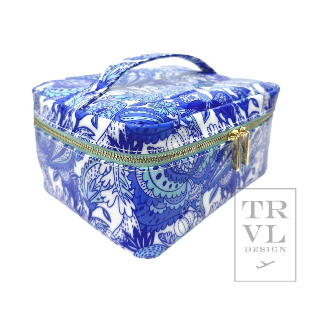 Luxe Gloss Top Handle - Blue Paisley - Premium travel bag from TRVL Design - Just $32.95! Shop now at Pat's Monograms