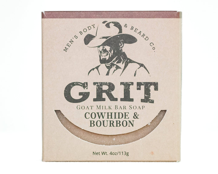 Cowhide & Bourbon Goat Milk Bar Soap - Premium Bath & Body from GRIT Soap Supply - Just $8.95! Shop now at Pat's Monograms