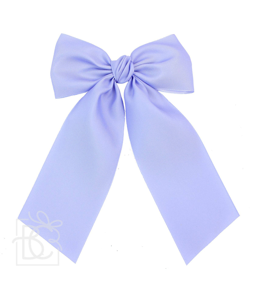 Matte Satin Longtail Hair Bow with Euro Knot - Premium Hairbows from Beyond Creations, LLC - Just $19.95! Shop now at Pat's Monograms