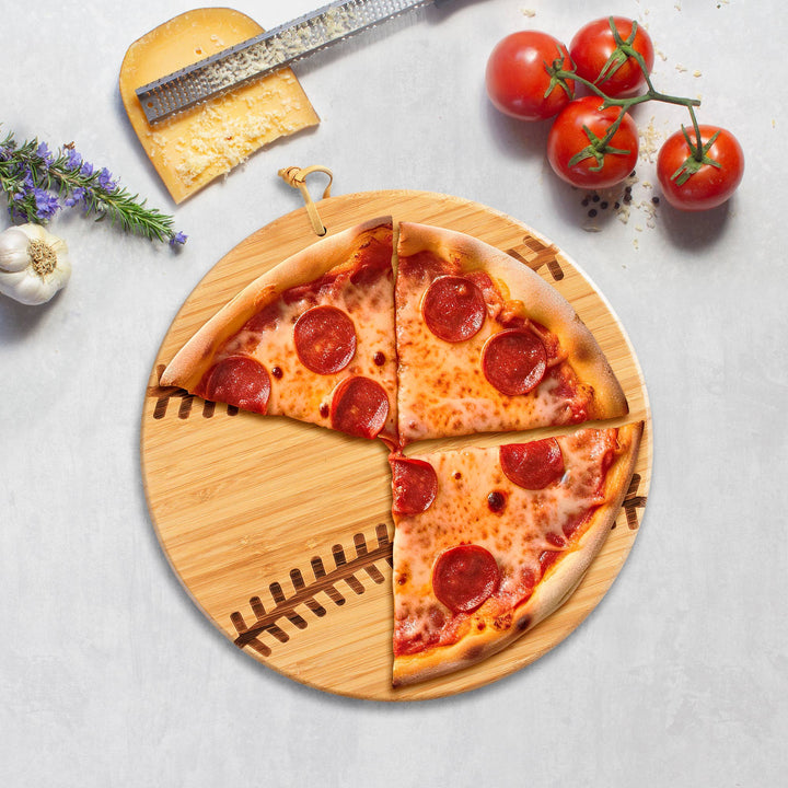 Baseball Shaped Cutting Board & Charcuterie Serving Tray - Premium Cutting Boards from Totally Bamboo - Just $22.95! Shop now at Pat's Monograms