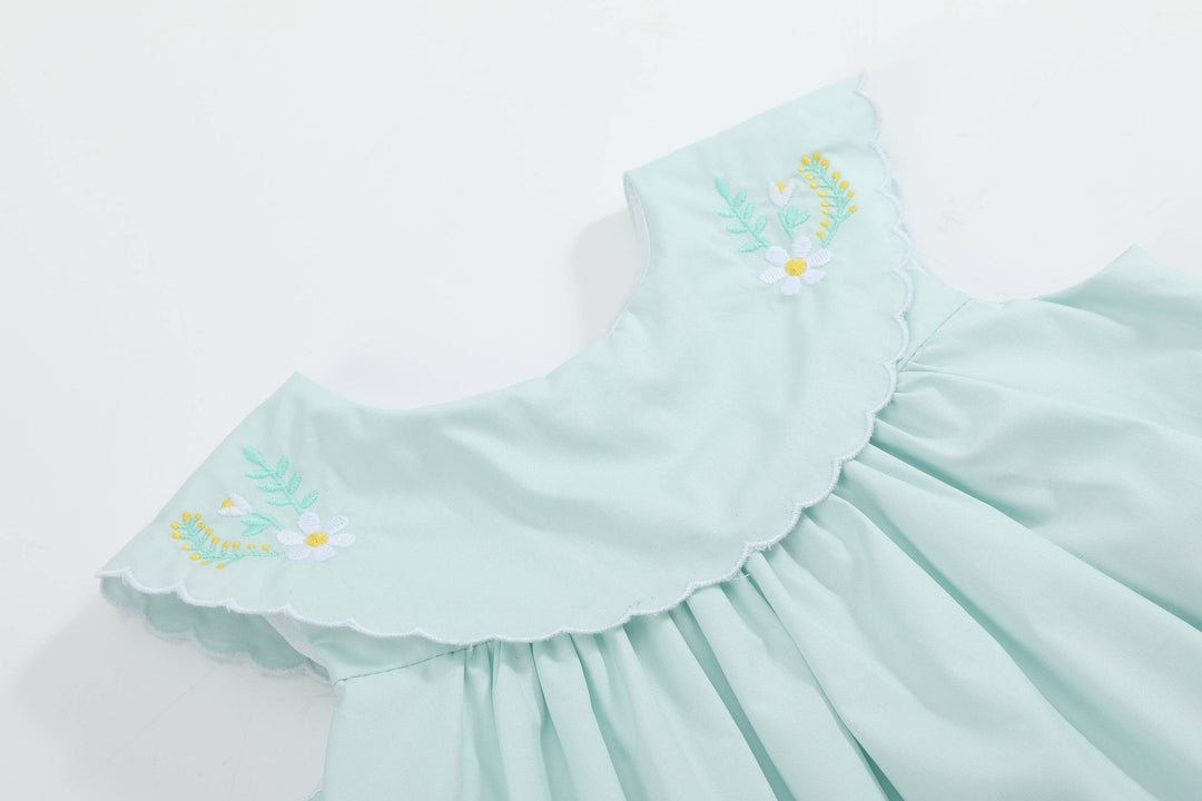 Misty Blue Fuzzy Chickies Dress - Premium Baby & Toddler Dresses from Lil Cactus - Just $39.95! Shop now at Pat's Monograms