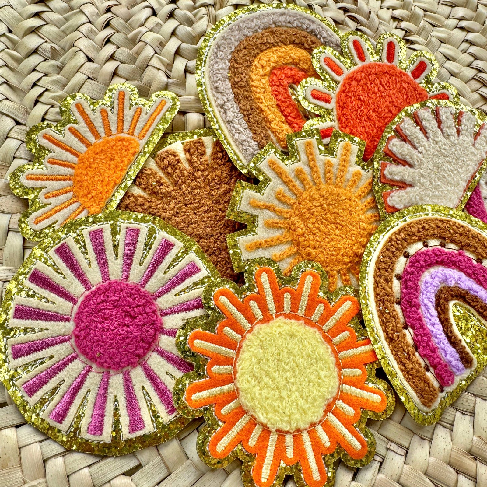 Boho Sun Chenille Patches - Premium  from Peak Tide - Just $6! Shop now at Pat's Monograms