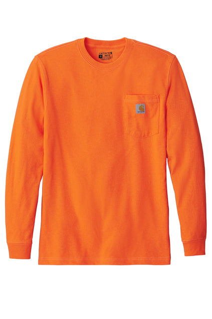 Carhartt® Workwear Pocket Long Sleeve T-Shirt - CTK126 - Premium Workwear from Carhartt - Just $29.95! Shop now at Pat's Monograms