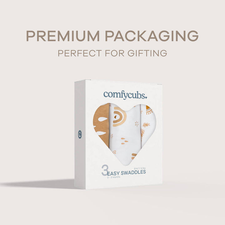 Baby Easy Swaddle Blankets - Premium Swaddle from Comfy Cubs - Just $19.95! Shop now at Pat's Monograms