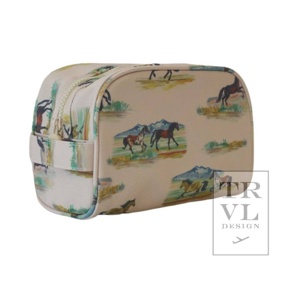 Stow It - Wild Horses Travel Bag - Premium toiletry bags from TRVL Design - Just $28.95! Shop now at Pat's Monograms