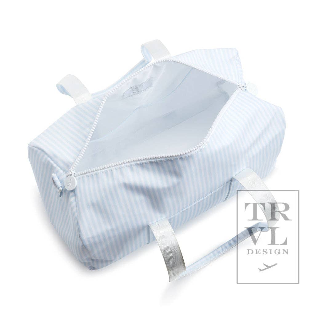 Weekender - Gingham Lilac Duffel Bag - Premium Duffel Bags from TRVL Design - Just $84.95! Shop now at Pat's Monograms