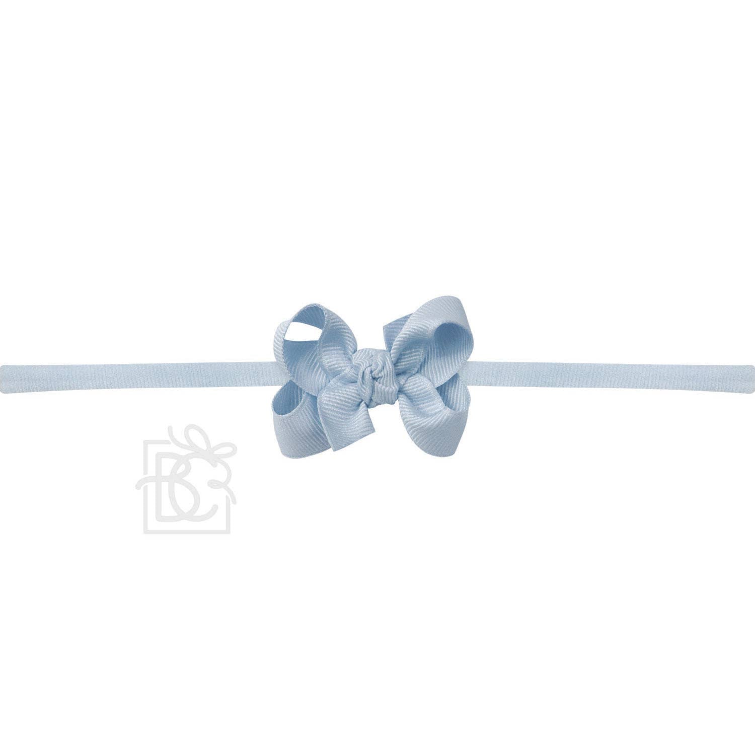 1/4" PANTYHOSE HEADBAND W/SIGNATURE GROSGRAIN BOW - Premium Baby Accessories from Beyond Creations, LLC - Just $12! Shop now at Pat's Monograms