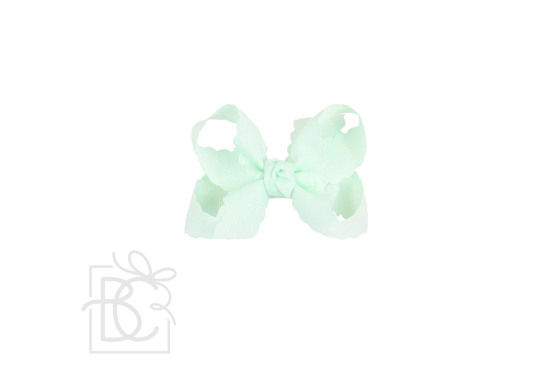 SCALLOPED EDGE BOW - Premium Hair Bows from Beyond Creations, LLC - Just $9.95! Shop now at Pat's Monograms