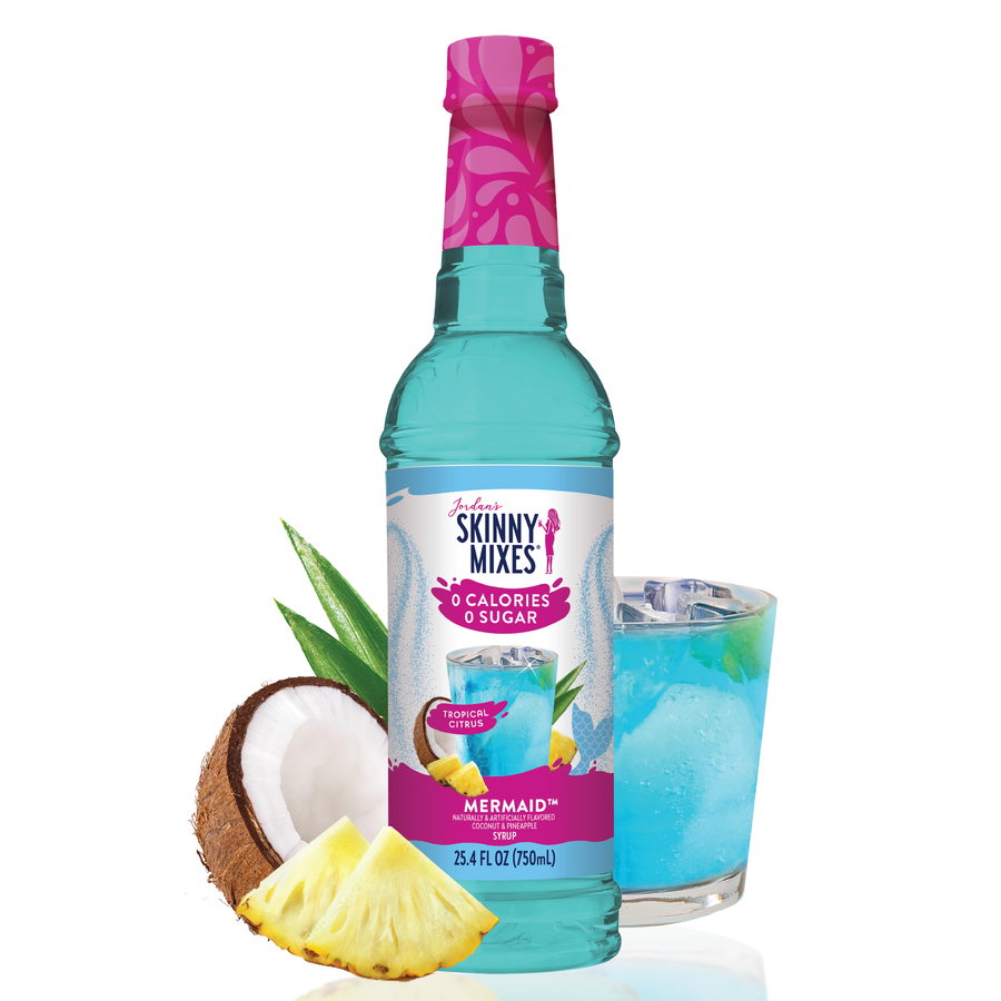 Sugar Free Mermaid™ Syrup - Premium drink mix from Jordan's Skinny Mixes - Just $8.95! Shop now at Pat's Monograms