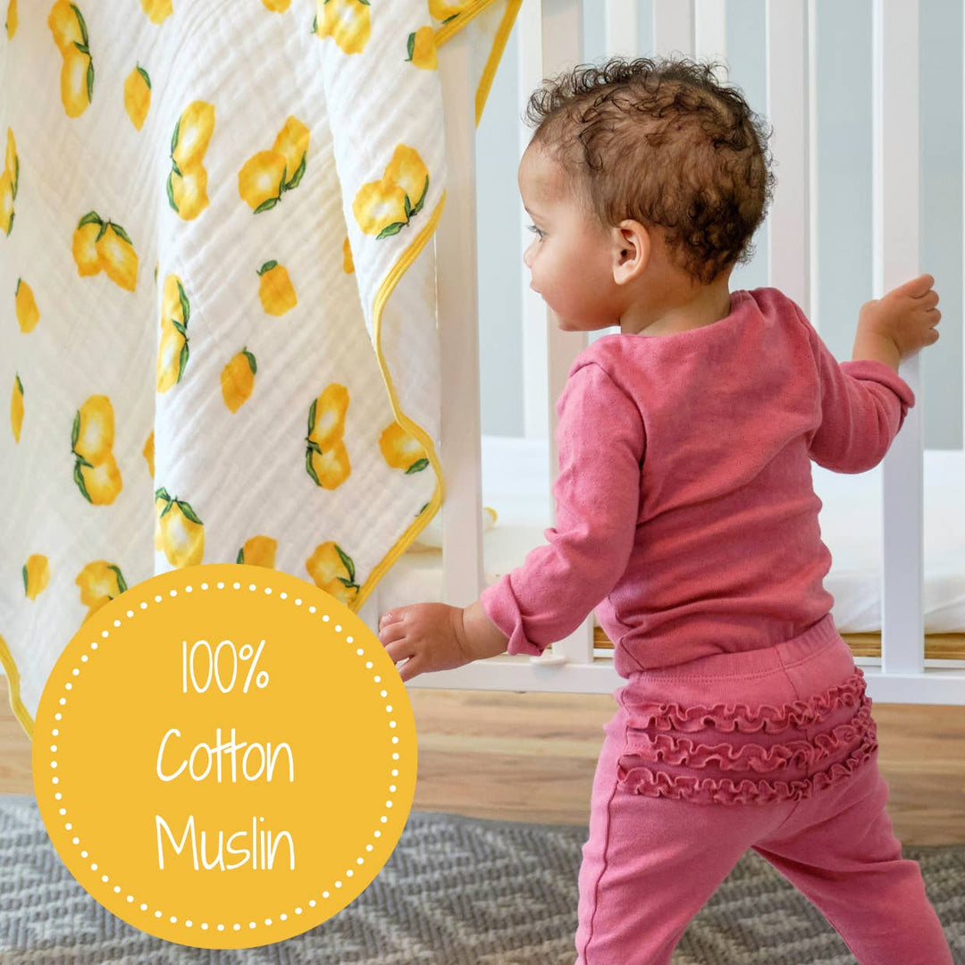 Main Squeeze Baby Todller Muslin Blanket - Premium Swaddle from LollyBanks - Just $29.95! Shop now at Pat's Monograms