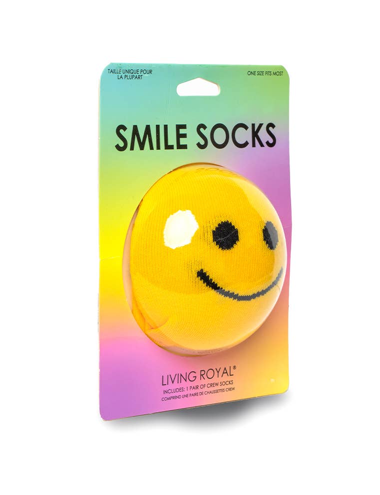 Smile 3D Socks - Premium Socks from Living Royal - Just $9.99! Shop now at Pat's Monograms