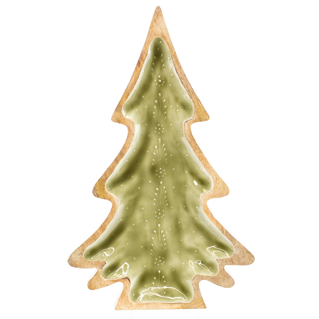 Mango Wood Tree Platter Small - Premium Housewares from Oak Street Wholesale - Just $24.95! Shop now at Pat's Monograms