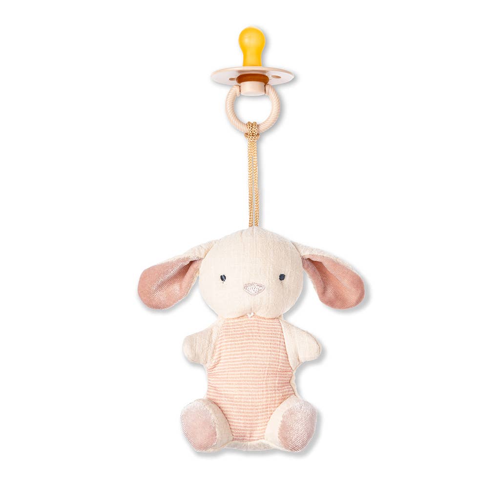 Bitzy Pal Natural Rubber Pacifier & Plush - Premium  from Itzy Ritzy - Just $14.95! Shop now at Pat's Monograms
