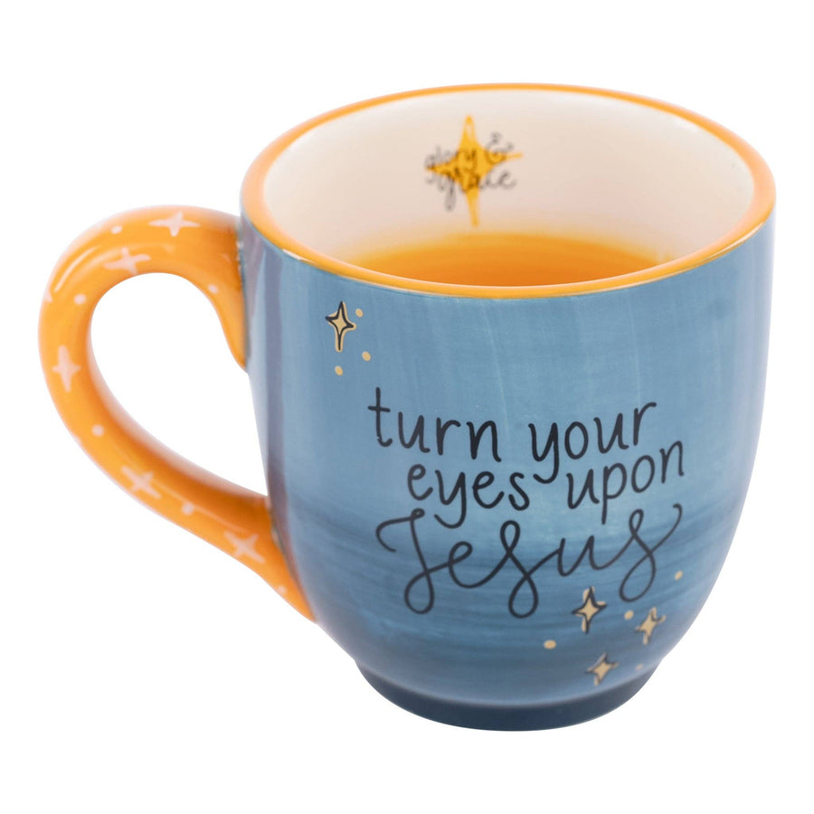 Turn Your Eyes Upon Jesus Mug - Premium coffee mug from Glory Haus - Just $18.95! Shop now at Pat's Monograms