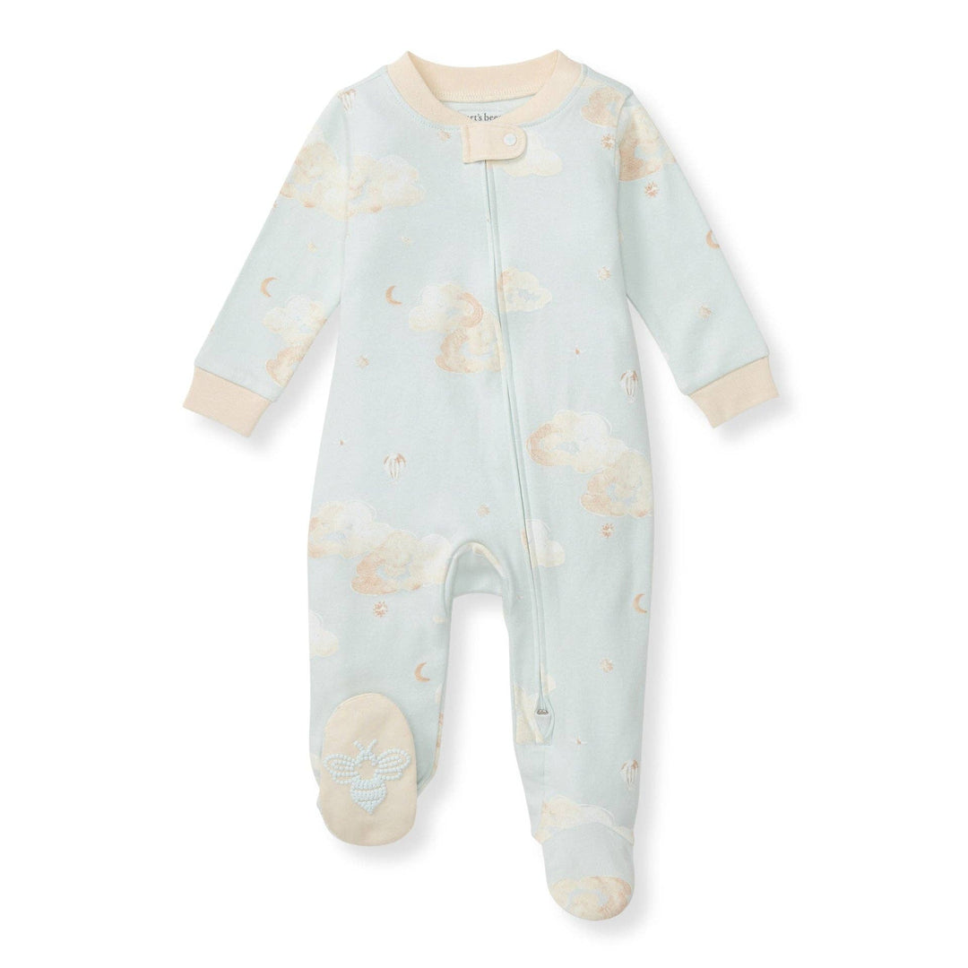 Good Night Sky Organic Cotton Sleep & Play - Ice Flow - Premium Baby Sleepwear from Burt's Bees Baby - Just $14.95! Shop now at Pat's Monograms