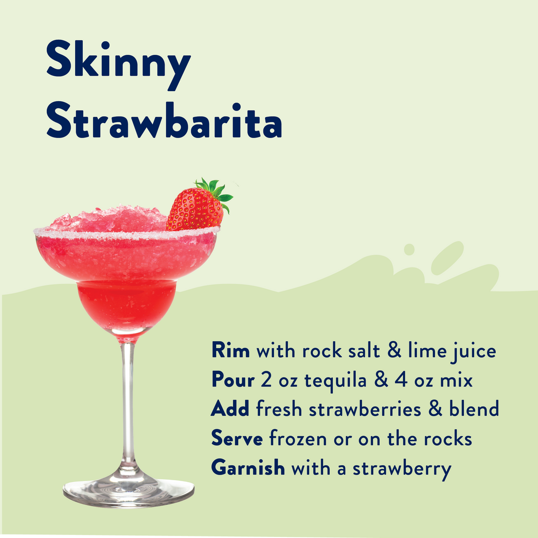 Natural Strawberry Key Lime Margarita - Mixer - Premium drink mix from Jordan's Skinny Mixes - Just $9.95! Shop now at Pat's Monograms