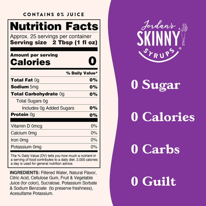Sugar Free Blueberry Cobbler Syrup - Premium drink mix from Jordan's Skinny Mixes - Just $9.59! Shop now at Pat's Monograms