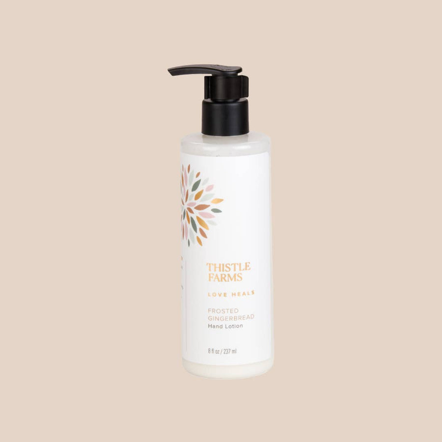Frosted Gingerbread Moisturizing Hand Lotion 8 oz - Premium skin care from Thistle Farms - Just $15! Shop now at Pat's Monograms