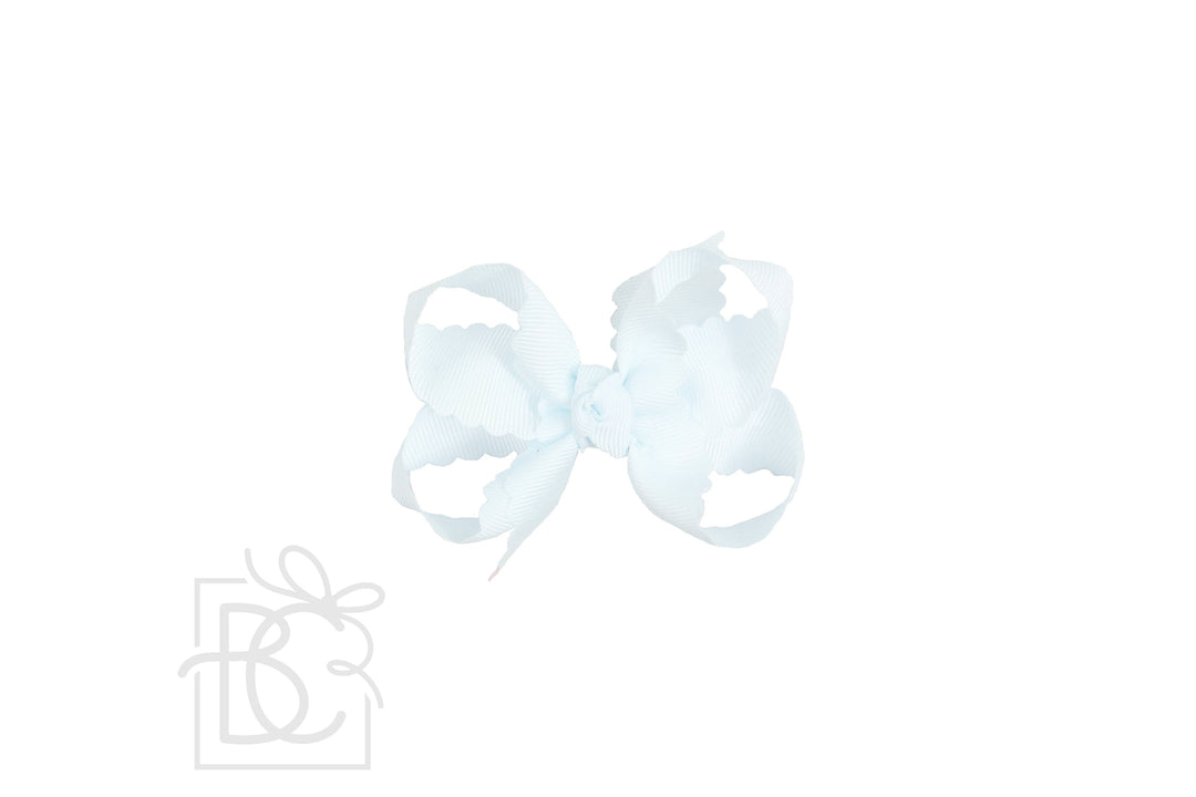 SCALLOPED EDGE BOW - Premium Hair Bows from Beyond Creations, LLC - Just $9.95! Shop now at Pat's Monograms