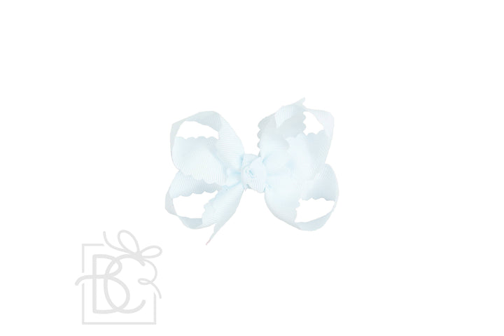 SCALLOPED EDGE BOW - Premium Hair Bows from Beyond Creations, LLC - Just $9.95! Shop now at Pat's Monograms