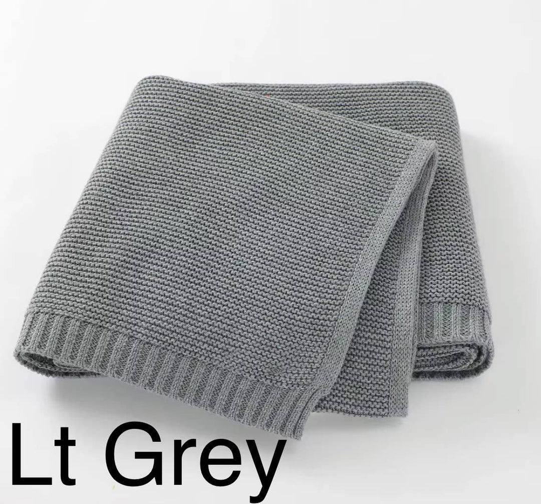 Knitted 100% Cotton Nap Time Blanket - Premium Baby Gift from Zsa Zsa & LoLLi - Just $32.95! Shop now at Pat's Monograms