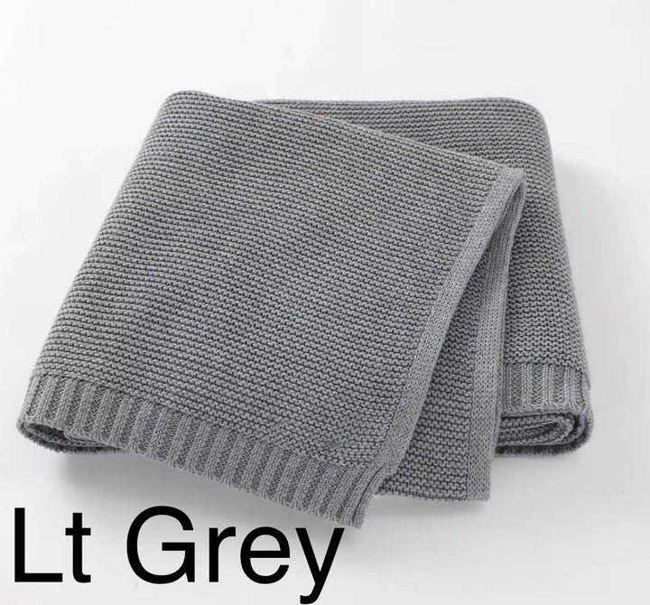 Knitted 100% Cotton Nap Time Blanket - Premium Baby Gift from Zsa Zsa & LoLLi - Just $32.95! Shop now at Pat's Monograms