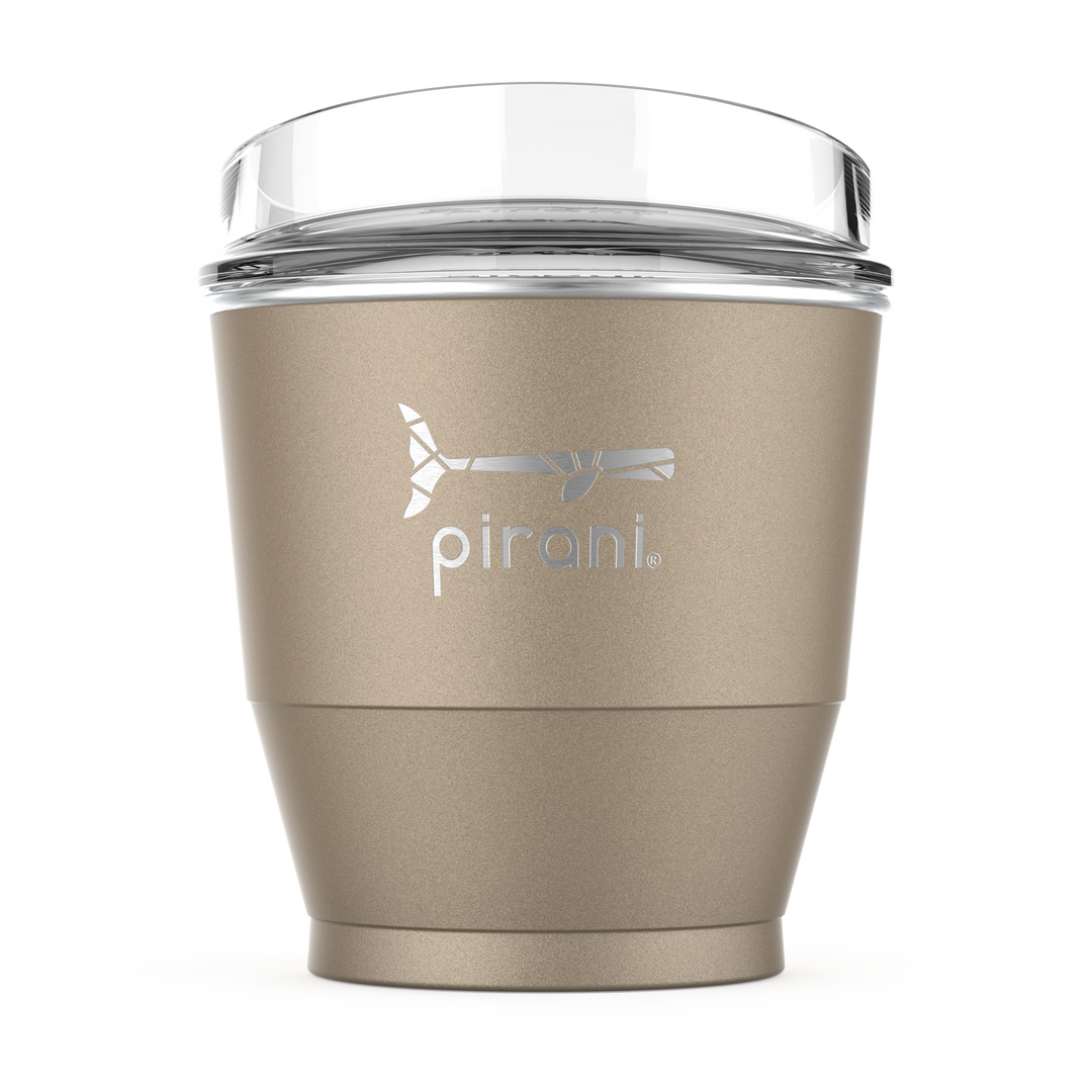 Wine Tumbler  - Champagne (Metallic)  - 10 oz - Premium drinkware from Pirani Life - Just $24.95! Shop now at Pat's Monograms
