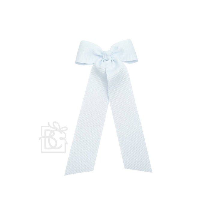 FLAT BOW W/ 7" STREAMERS ON ALLIGATOR CLIP - Premium Hair Bows from Beyond Creations, LLC - Just $9.95! Shop now at Pat's Monograms