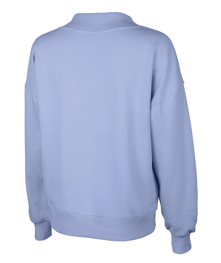 Women's Willow Mock-Neck Sweatshirt - Premium Sweatshirt from Charles River Apparel - Just $56.95! Shop now at Pat's Monograms