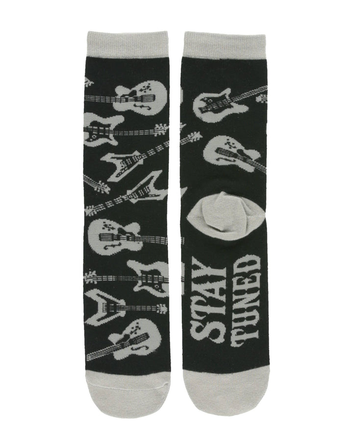 Guitar Crew Sock - Premium Socks from Lazy One - Just $9.95! Shop now at Pat's Monograms