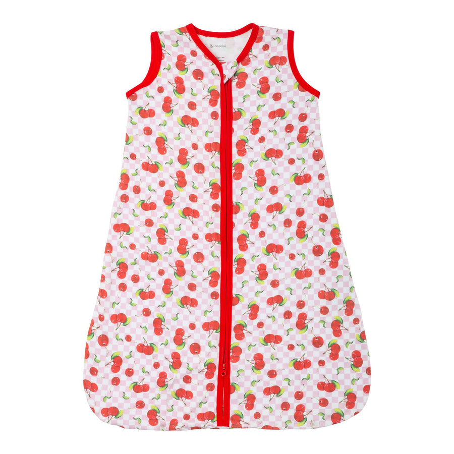 Cherry on Top Baby Sleep Sack, 100% Organic Cotton - Premium Baby Sleepwear from LollyBanks - Just $21.95! Shop now at Pat's Monograms