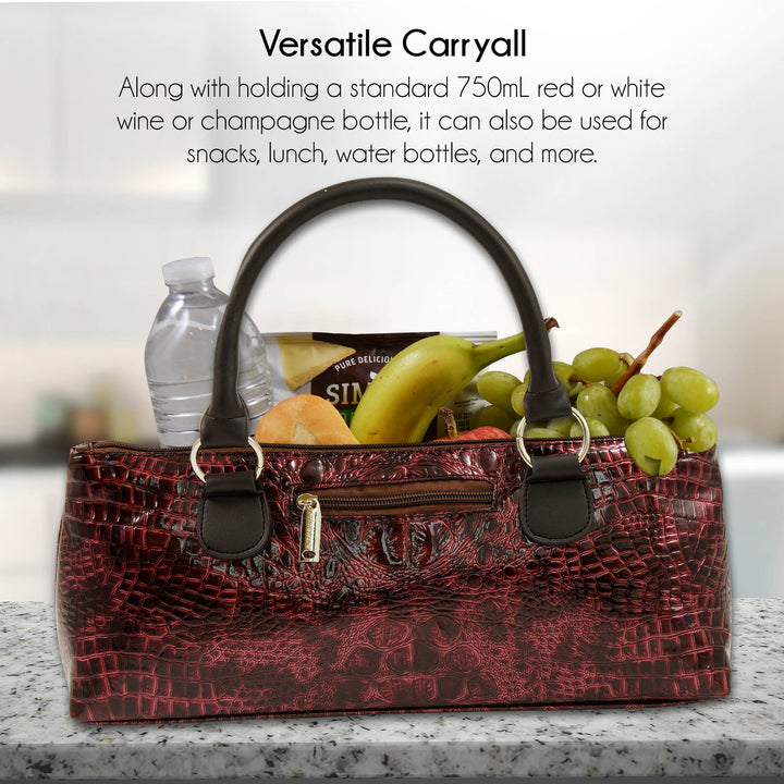 Wine Clutch | Wine Purse Croc Design - Premium Accessories from Primeware Inc. - Just $29.95! Shop now at Pat's Monograms