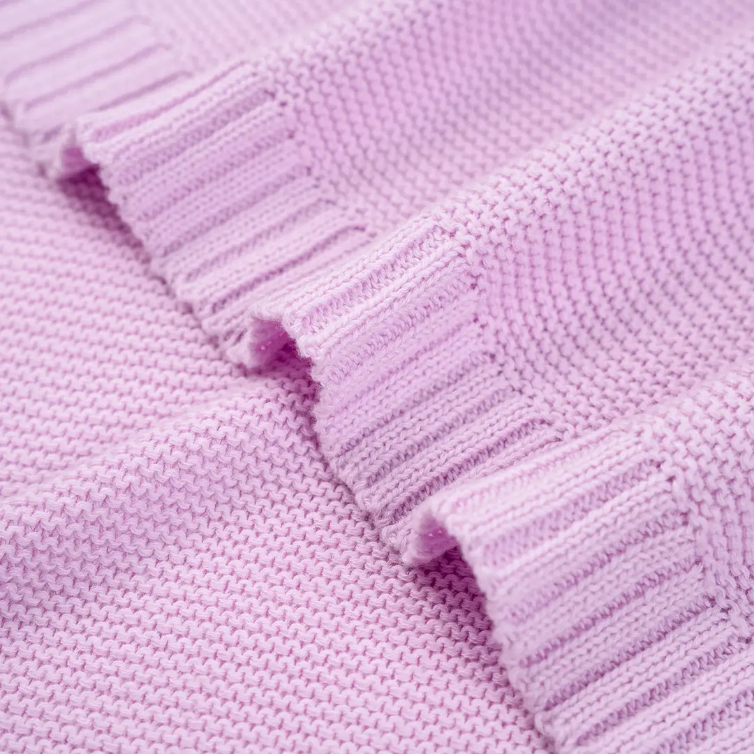 Classic Knit Baby Blanket - 100% Cotton Shima Seiki Knitting - Premium Baby Blanket from SwaddleAn - Just $38.95! Shop now at Pat's Monograms