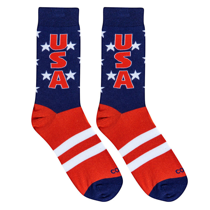 USA Stars - Mens Folded Crew - Premium Socks from Cool Socks - Just $11.95! Shop now at Pat's Monograms