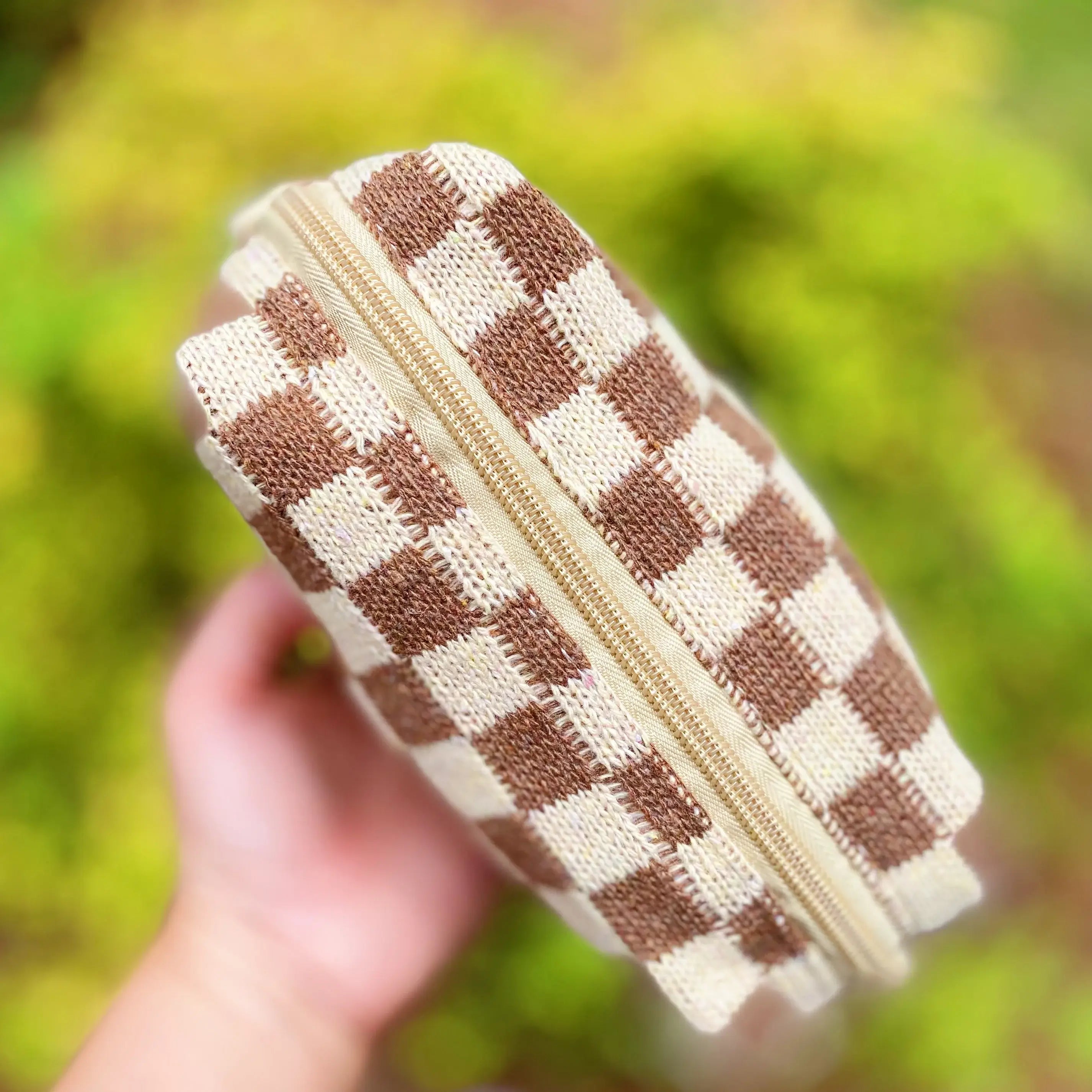 Check Yourself Cosmetic Bag - Premium Accessories from Ellison+Young - Just $12.95! Shop now at Pat's Monograms
