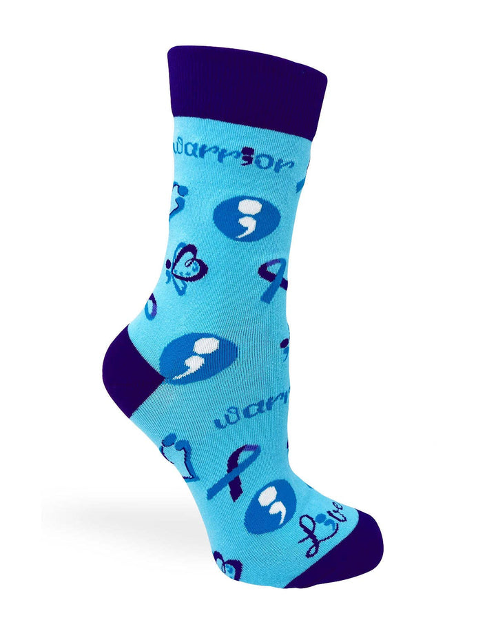 Suicide Prevention Women's Crew Socks - Premium Socks from Fabdaz - Just $12.95! Shop now at Pat's Monograms