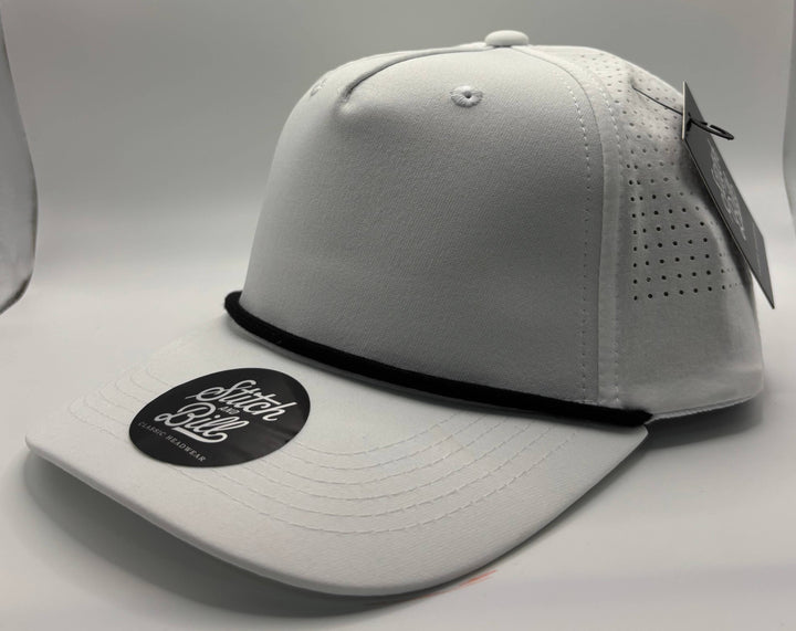 Performance 5 Panel Rope Baseball Cap Air Flow - Premium Headwear from Stitch and Bill - Just $10! Shop now at Pat's Monograms