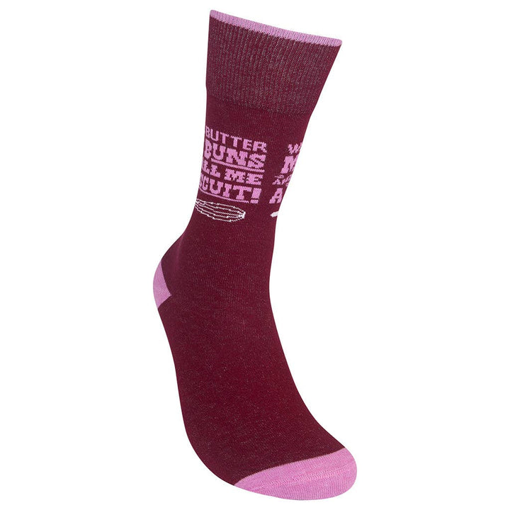 Well Butter My Buns and Call Me a Biscuit Socks - Premium socks from Funatic - Just $12.95! Shop now at Pat's Monograms