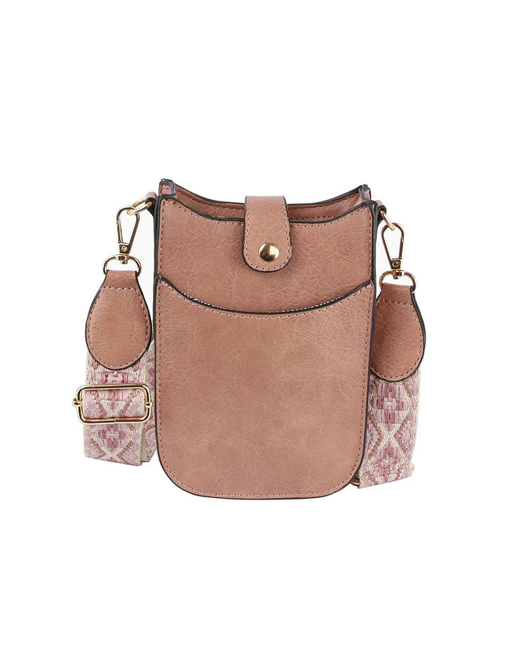 Woven Strap Accented Crossbody Sling - Premium handbag from Handbag Factory Corp - Just $29.95! Shop now at Pat's Monograms