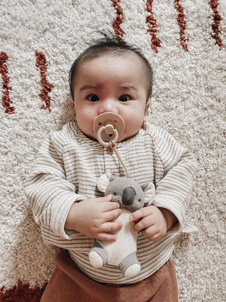 Bitzy Pal Natural Rubber Pacifier & Plush - Premium  from Itzy Ritzy - Just $14.95! Shop now at Pat's Monograms
