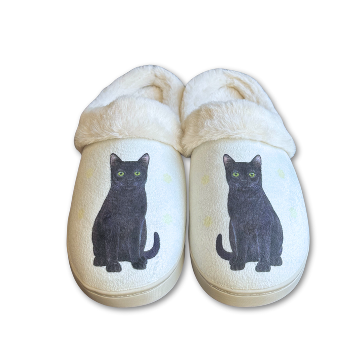 Black Cat Snuggs Slippers - Premium Slippers from E&S Pets - Just $24.95! Shop now at Pat's Monograms