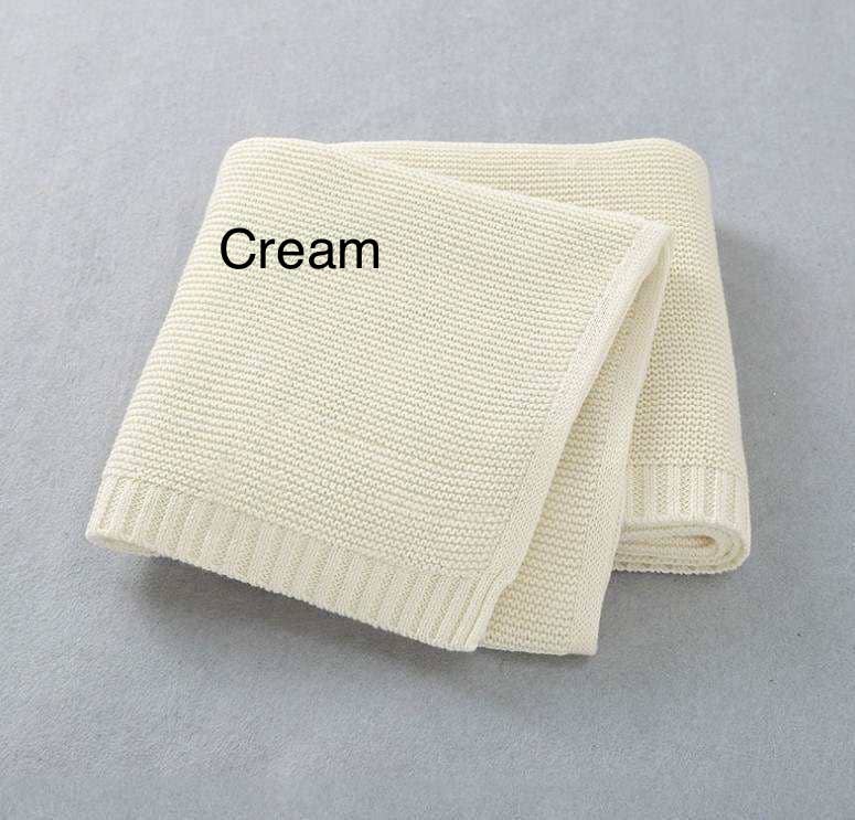 Knitted 100% Cotton Nap Time Blanket - Premium Baby Gift from Zsa Zsa & LoLLi - Just $32.95! Shop now at Pat's Monograms