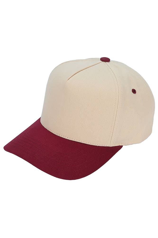 C.C Two Tone Canvas Trucker Hat Baseball Cap - Premium baseball cap from Hana - Just $12! Shop now at Pat's Monograms