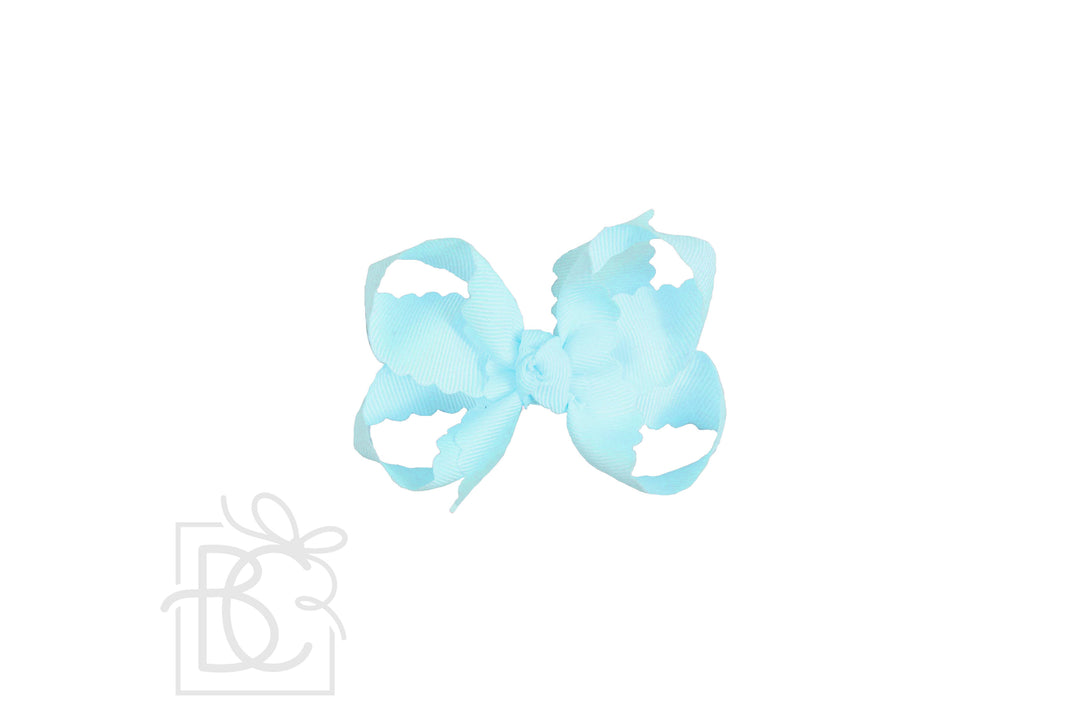 SCALLOPED EDGE BOW - Premium Hair Bows from Beyond Creations, LLC - Just $9.95! Shop now at Pat's Monograms